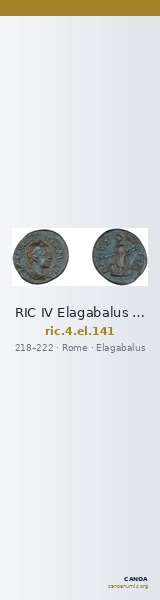RIC IV Elagabalus 141 — CANOA