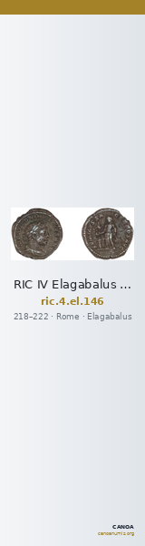 RIC IV Elagabalus 146 — CANOA