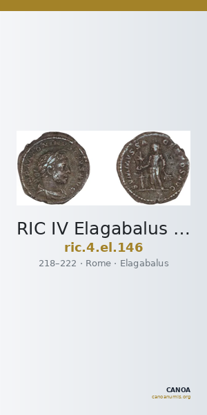 RIC IV Elagabalus 146 — CANOA