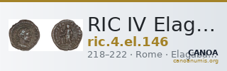 RIC IV Elagabalus 146 — CANOA