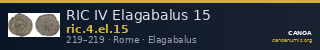 RIC IV Elagabalus 15 — CANOA