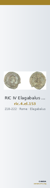 RIC IV Elagabalus 153 — CANOA