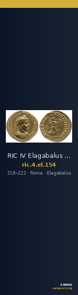 RIC IV Elagabalus 154 — CANOA