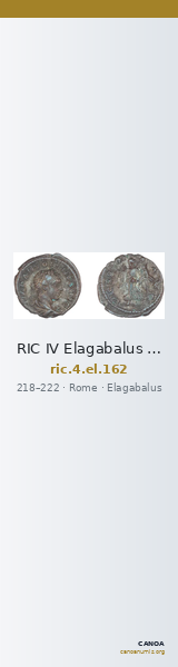 RIC IV Elagabalus 162 — CANOA