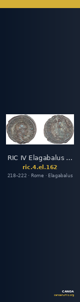 RIC IV Elagabalus 162 — CANOA
