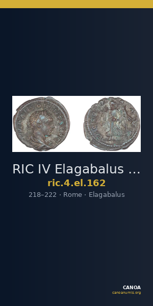 RIC IV Elagabalus 162 — CANOA