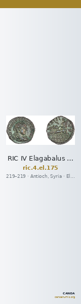 RIC IV Elagabalus 175 — CANOA