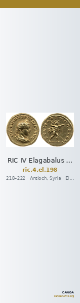 RIC IV Elagabalus 198 — CANOA