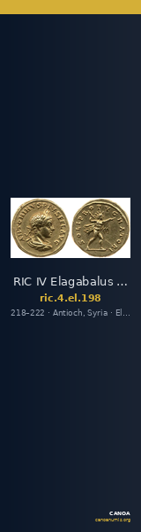 RIC IV Elagabalus 198 — CANOA