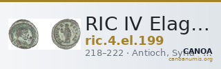 RIC IV Elagabalus 199 — CANOA