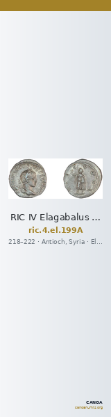RIC IV Elagabalus 199A — CANOA