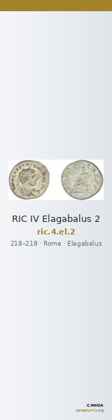 RIC IV Elagabalus 2 — CANOA