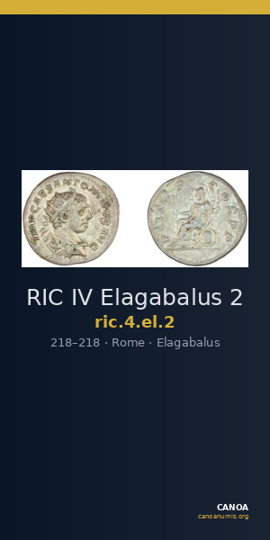RIC IV Elagabalus 2 — CANOA