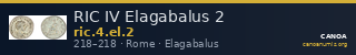 RIC IV Elagabalus 2 — CANOA