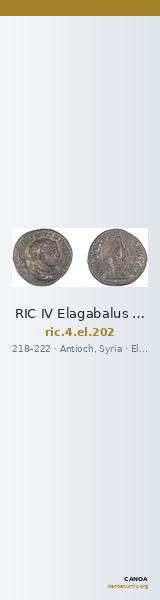 RIC IV Elagabalus 202 — CANOA
