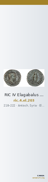 RIC IV Elagabalus 203 — CANOA