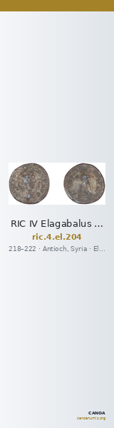 RIC IV Elagabalus 204 — CANOA