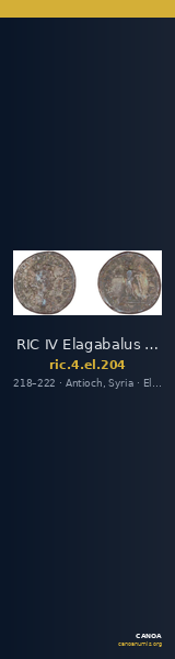RIC IV Elagabalus 204 — CANOA