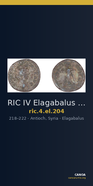 RIC IV Elagabalus 204 — CANOA