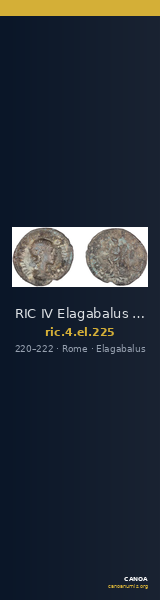 RIC IV Elagabalus 225 — CANOA