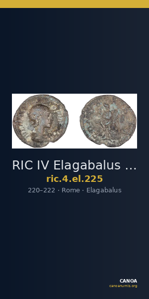 RIC IV Elagabalus 225 — CANOA