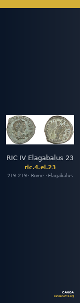 RIC IV Elagabalus 23 — CANOA