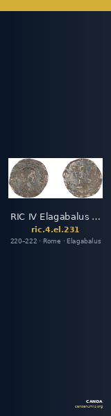RIC IV Elagabalus 231 — CANOA