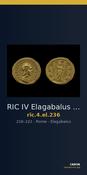 RIC IV Elagabalus 236 — CANOA