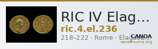 RIC IV Elagabalus 236 — CANOA