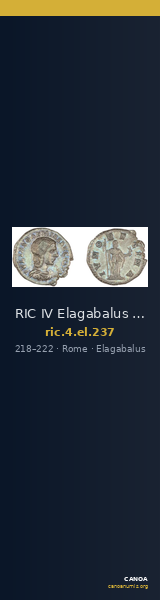 RIC IV Elagabalus 237 — CANOA