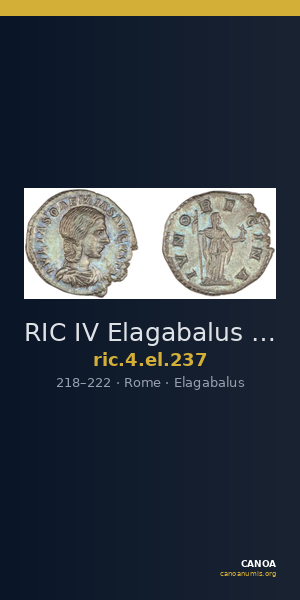 RIC IV Elagabalus 237 — CANOA