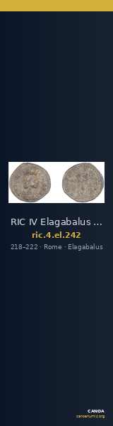 RIC IV Elagabalus 242 — CANOA