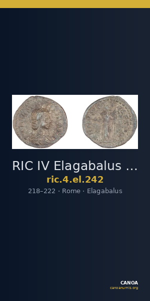RIC IV Elagabalus 242 — CANOA