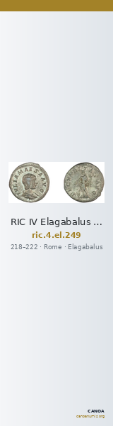 RIC IV Elagabalus 249 — CANOA