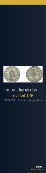 RIC IV Elagabalus 249 — CANOA