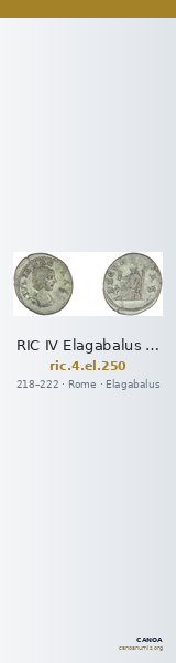RIC IV Elagabalus 250 — CANOA