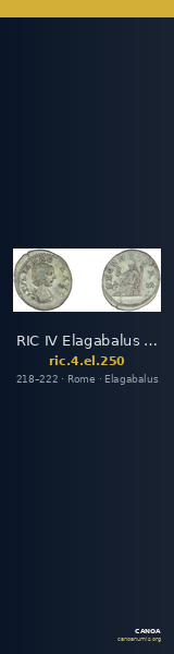 RIC IV Elagabalus 250 — CANOA