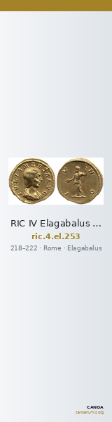 RIC IV Elagabalus 253 — CANOA