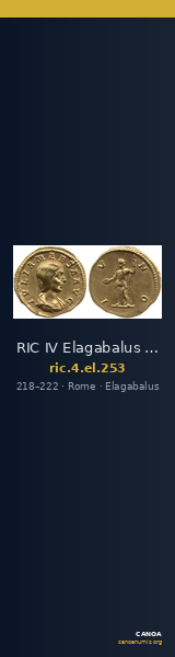 RIC IV Elagabalus 253 — CANOA