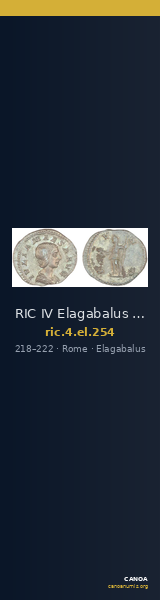 RIC IV Elagabalus 254 — CANOA