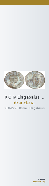 RIC IV Elagabalus 261 — CANOA