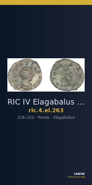 RIC IV Elagabalus 263 — CANOA