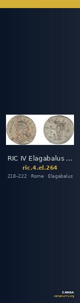 RIC IV Elagabalus 264 — CANOA