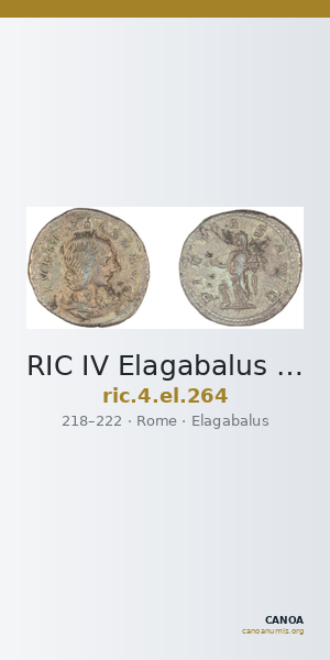 RIC IV Elagabalus 264 — CANOA