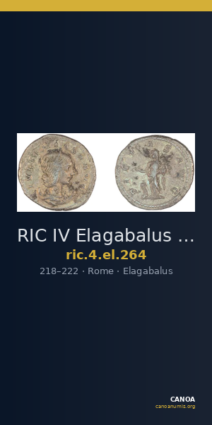 RIC IV Elagabalus 264 — CANOA