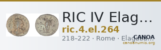 RIC IV Elagabalus 264 — CANOA