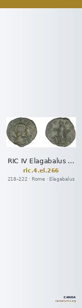 RIC IV Elagabalus 266 — CANOA