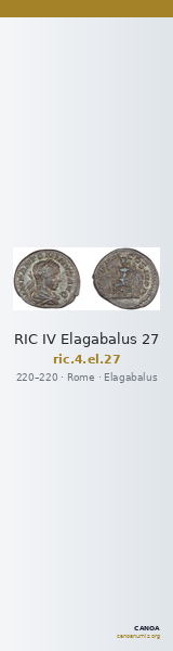 RIC IV Elagabalus 27 — CANOA