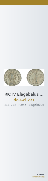 RIC IV Elagabalus 271 — CANOA