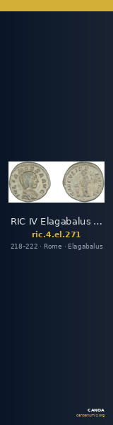 RIC IV Elagabalus 271 — CANOA